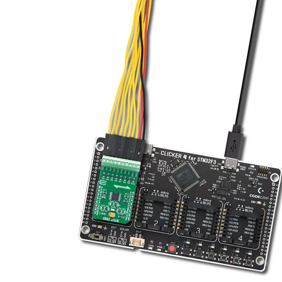 Create some serious ADC-DAC combo magic with AD5593R and STM32F302VC