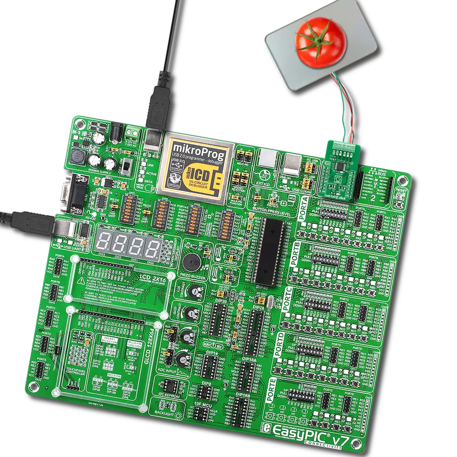 Load Cell 5 Click with EasyPIC v7