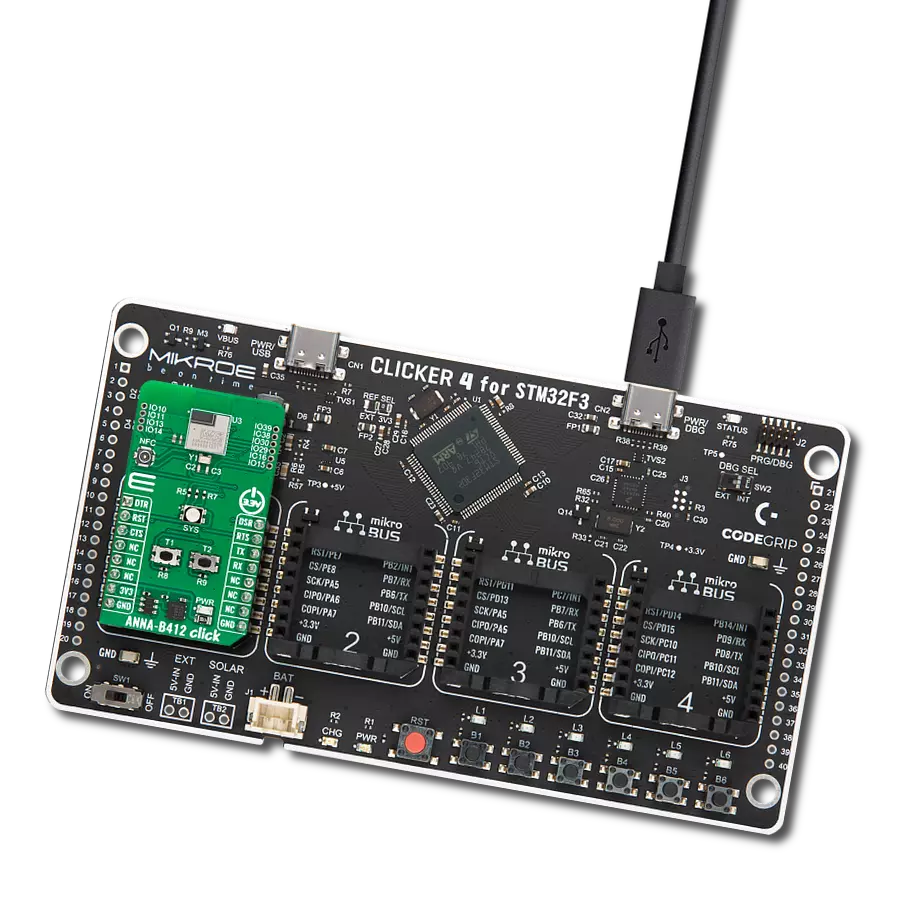 Create the next generation of wireless-connected and configurable equipment with with ANNA-B412 and STM32F302VC