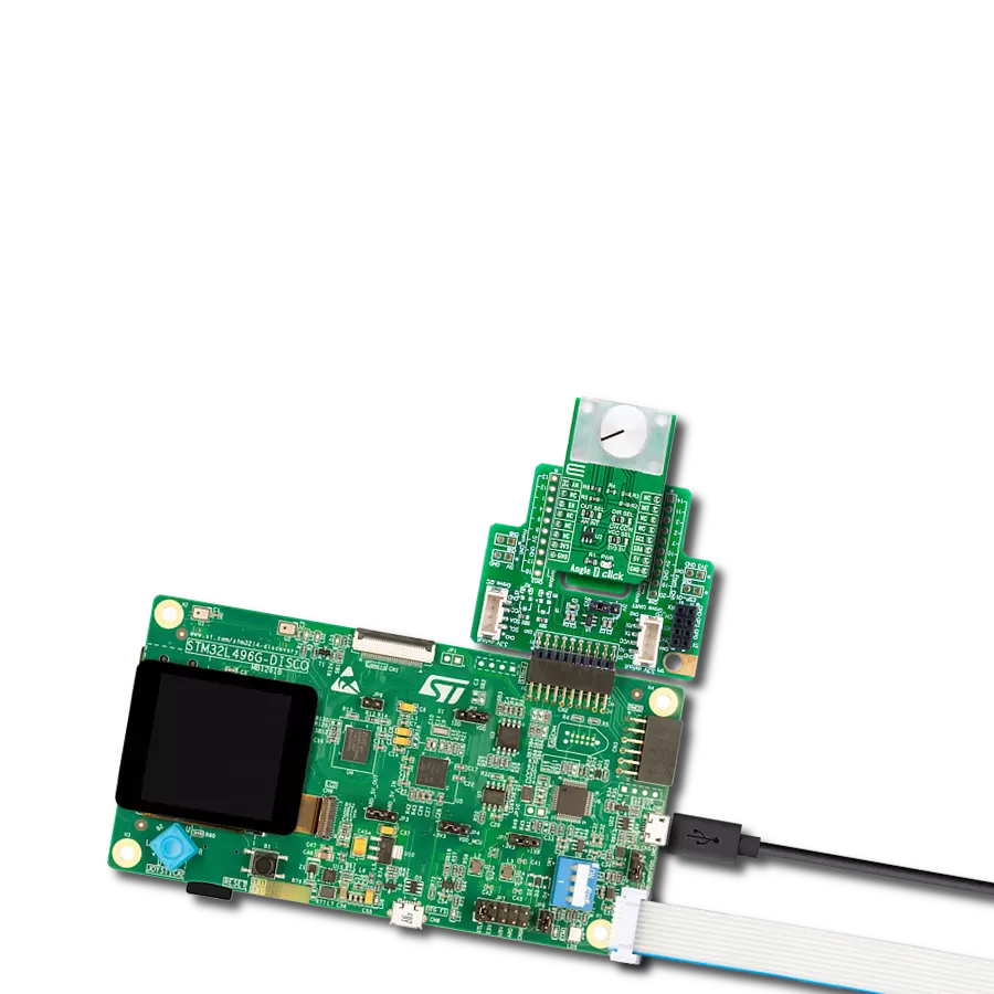Determine the magnetic field orientation using the AS5600 and STM32L496AG