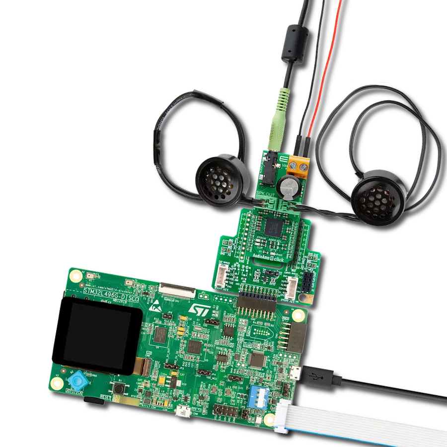 Create a high-quality audio system with MA12070 and STM32L496AG