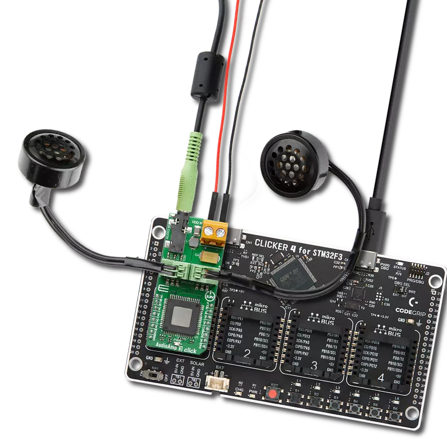 Hear the difference with TAS5414C-Q1 and STM32F302VC