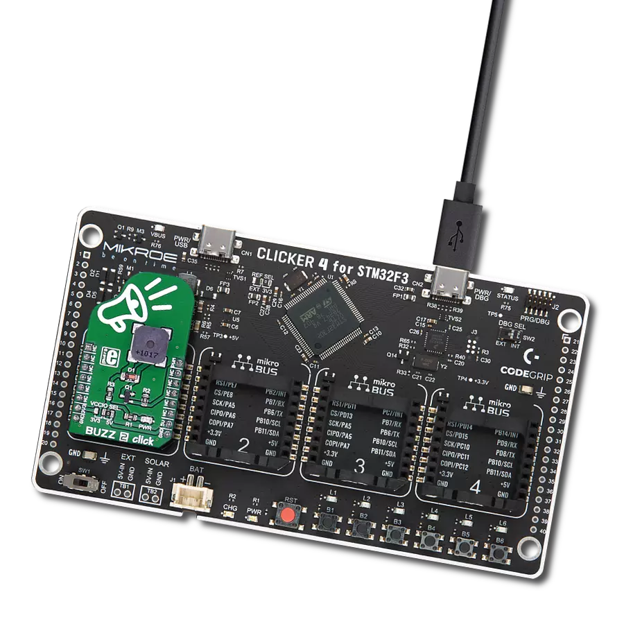 Add interactive sound elements to various projects using STM32F302VC and CMT-8540S-SMT