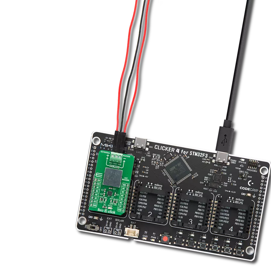 Create notification systems for various events or alarms with STM32F302VC and PAM8904