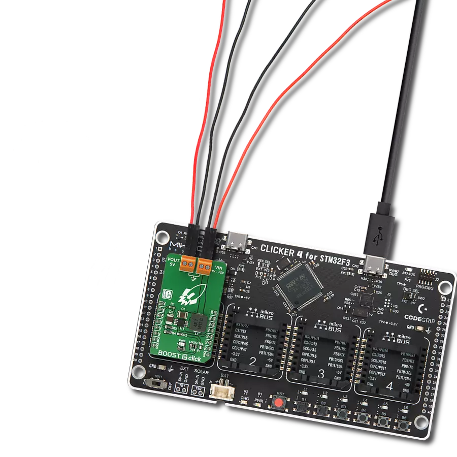 Boost your power with MCP1642B and STM32F302VC