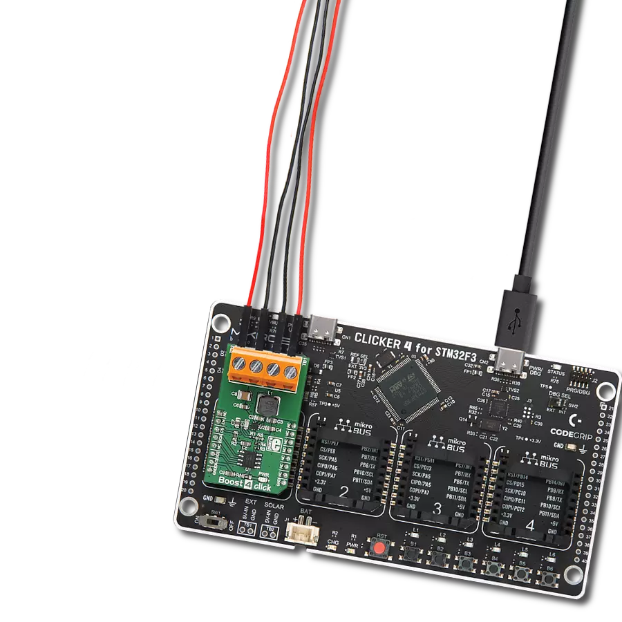 Maximize your energy with TPS61230A and STM32F302VC