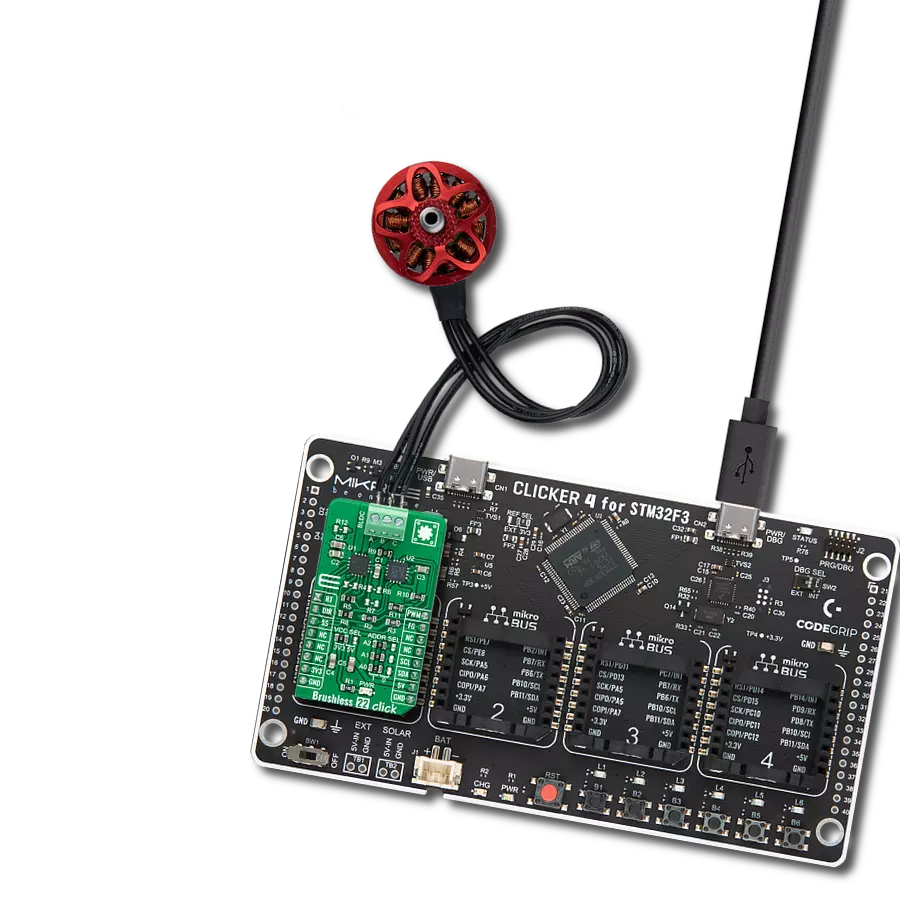 Discover the magic of brushless motor control with MTD6508 and STM32F302VC