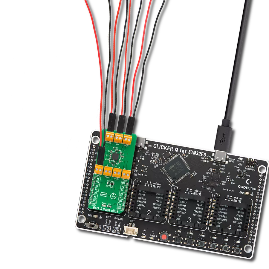 Experience seamless buck-boost power control with MIC7401 and STM32F302VC