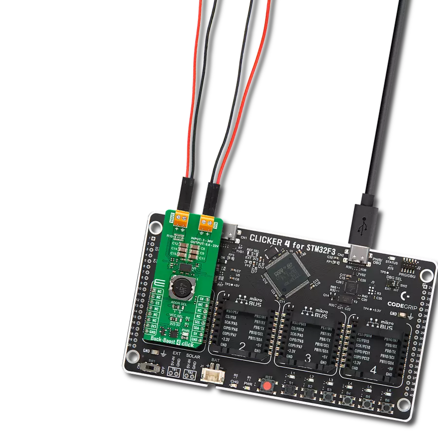 使用TPS55289和STM32F302VC转换和调节电压水平