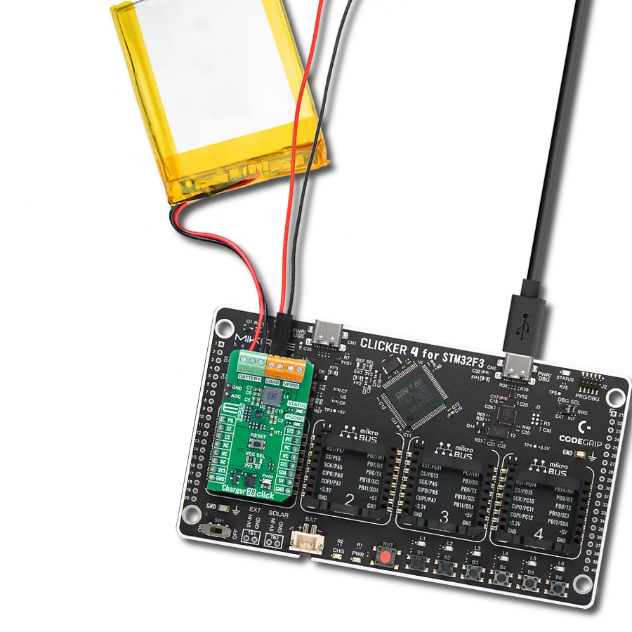 使用 BQ25638 和 STM32F302VC 为单节锂离子/聚合物电池充电