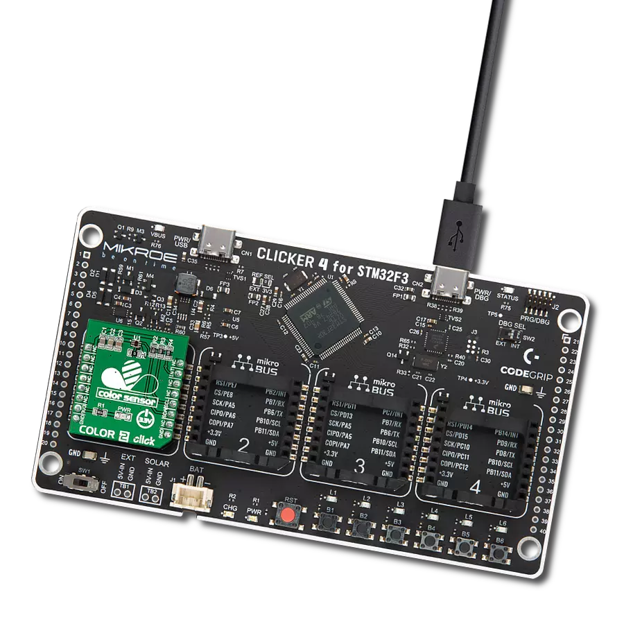 Achieve precise color detection and customization with ISL29125 and STM32F302VC in various applications
