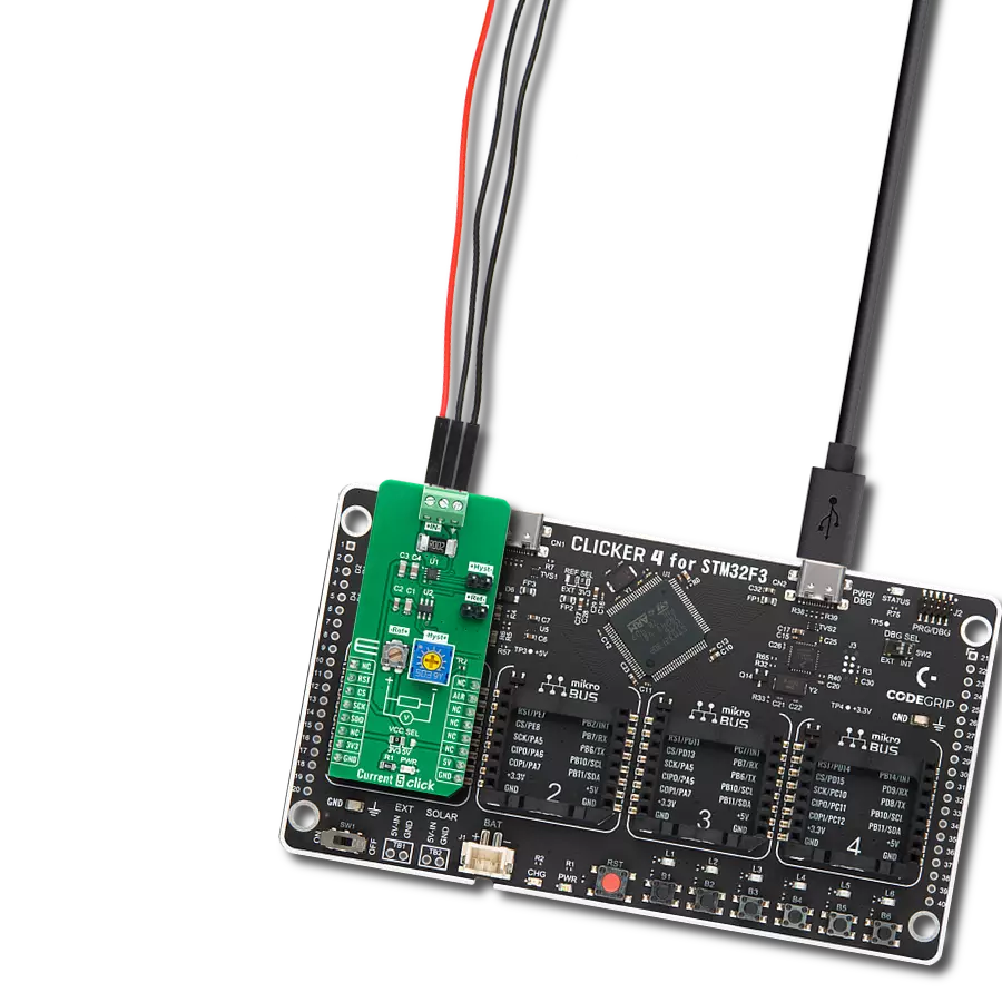 使用INA381和STM32F302VC实现电流水平的实时监测