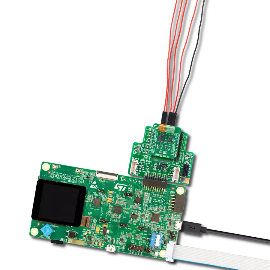 使用DAC8554和STM32L496AG将数字数据流转换为模拟信号