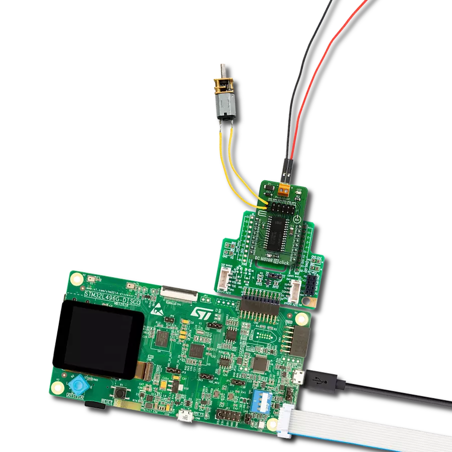 Achieve precise speed and direction control for DC motors with TLE 6208-6 G and STM32L496AG