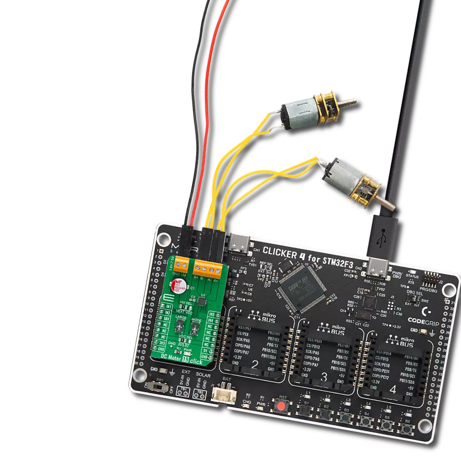 Unleash the potential of your DC brushed motor with TC78H653FTG and STM32F302VC