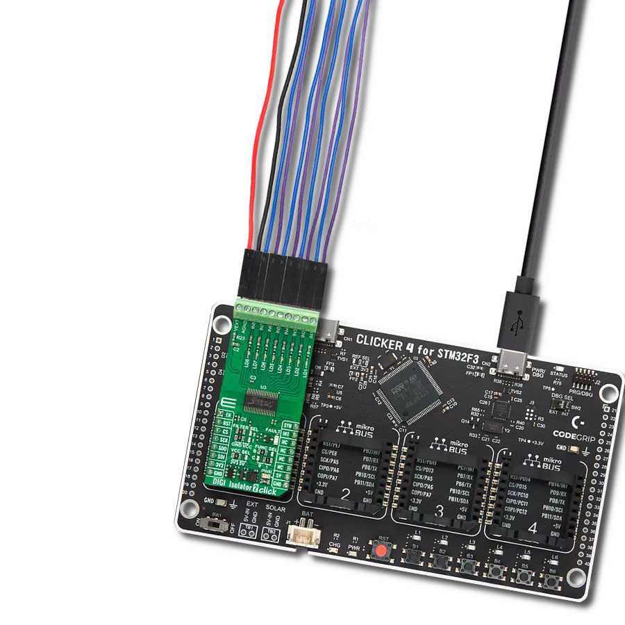 Provide isolated digital input signals for various applications with ISO1228 and STM32F302VC