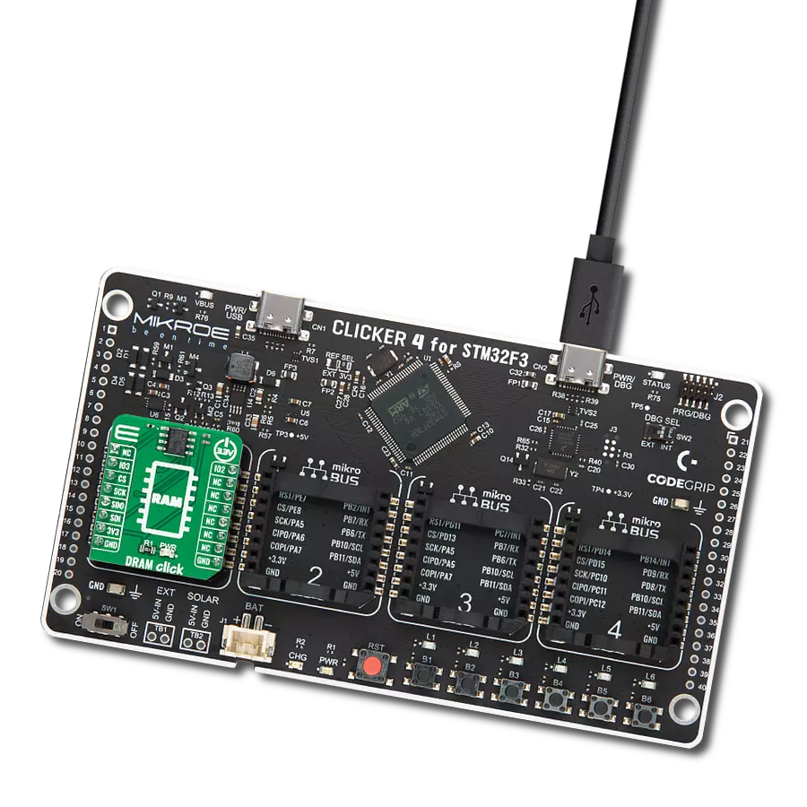 Add DRAM memory to your design with APS6404L-3SQR and STM32F302VC