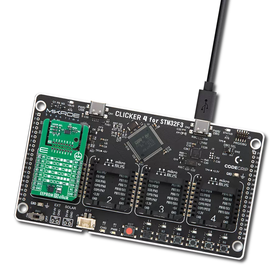 Ensure reliable non-volatile data storage with N34C04MU3ETG and STM32F302VC