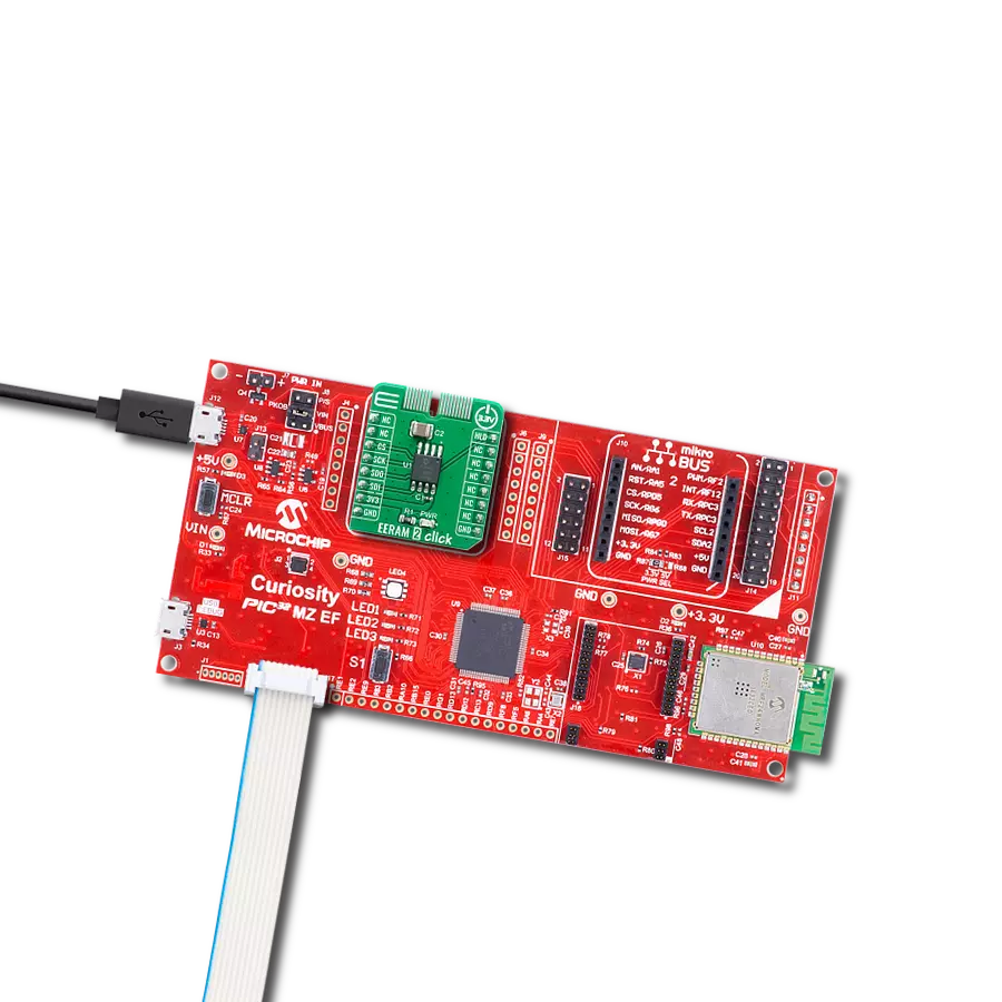 Capture and store critical information without constant power with 48LM01 and PIC32MZ2048EFM100