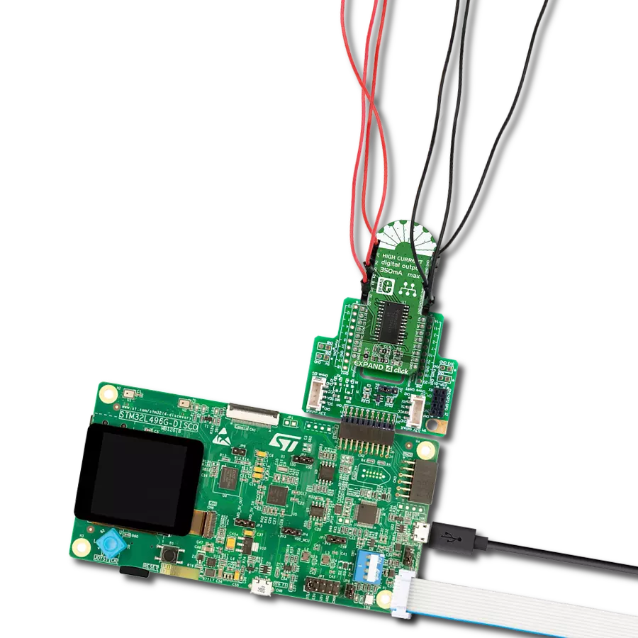 Experience a seamless expansion of I/O pins with TPIC6A595 and STM32L496AG