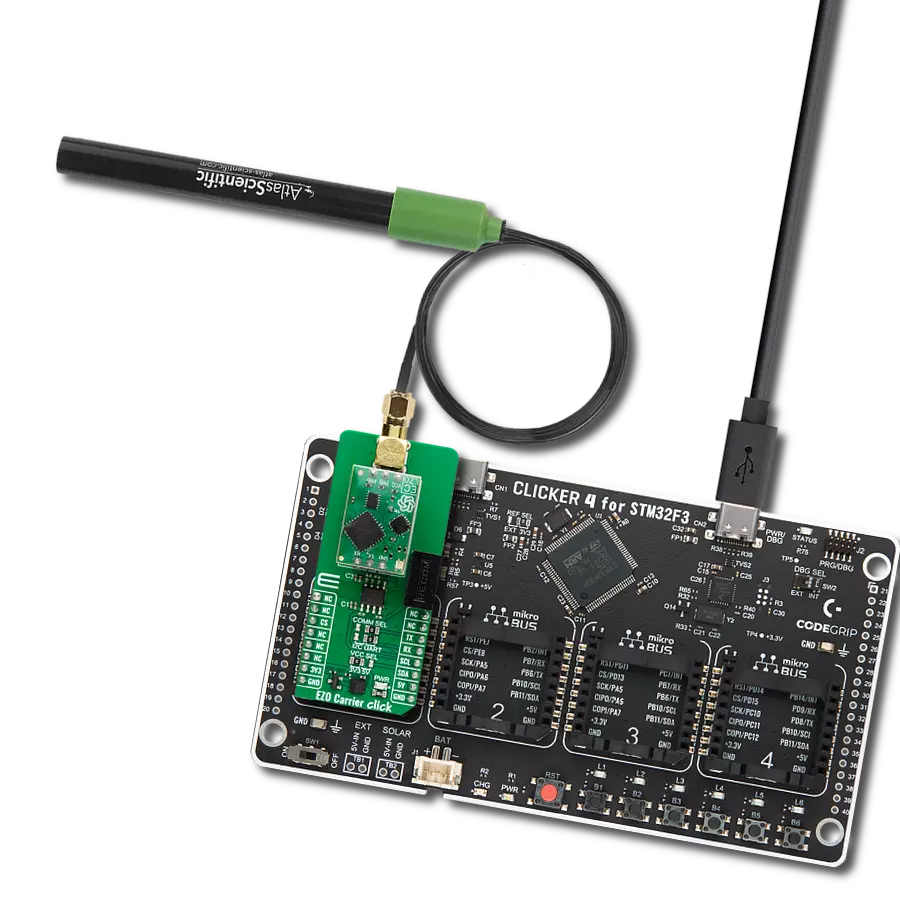 使用EZO-EC™和STM32F302VC读取水中的电导率、盐度和总溶解固体(PPM)