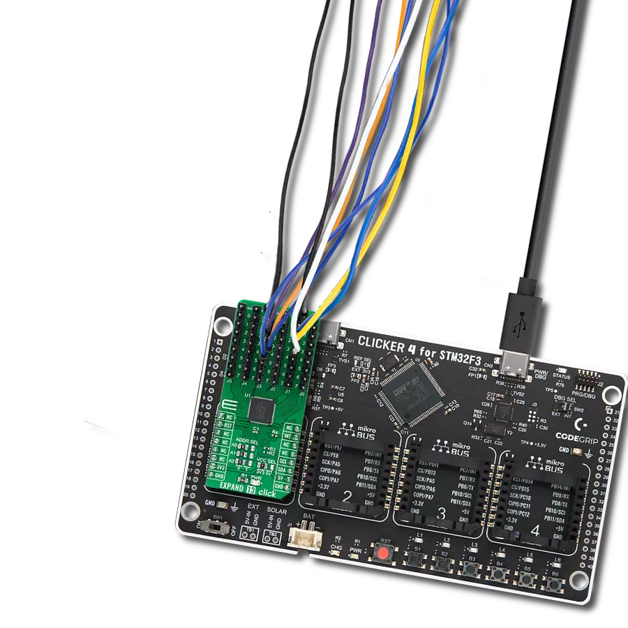 Transform the way of data acquisition management and control with PI4IOE5V96248 and STM32F302VC