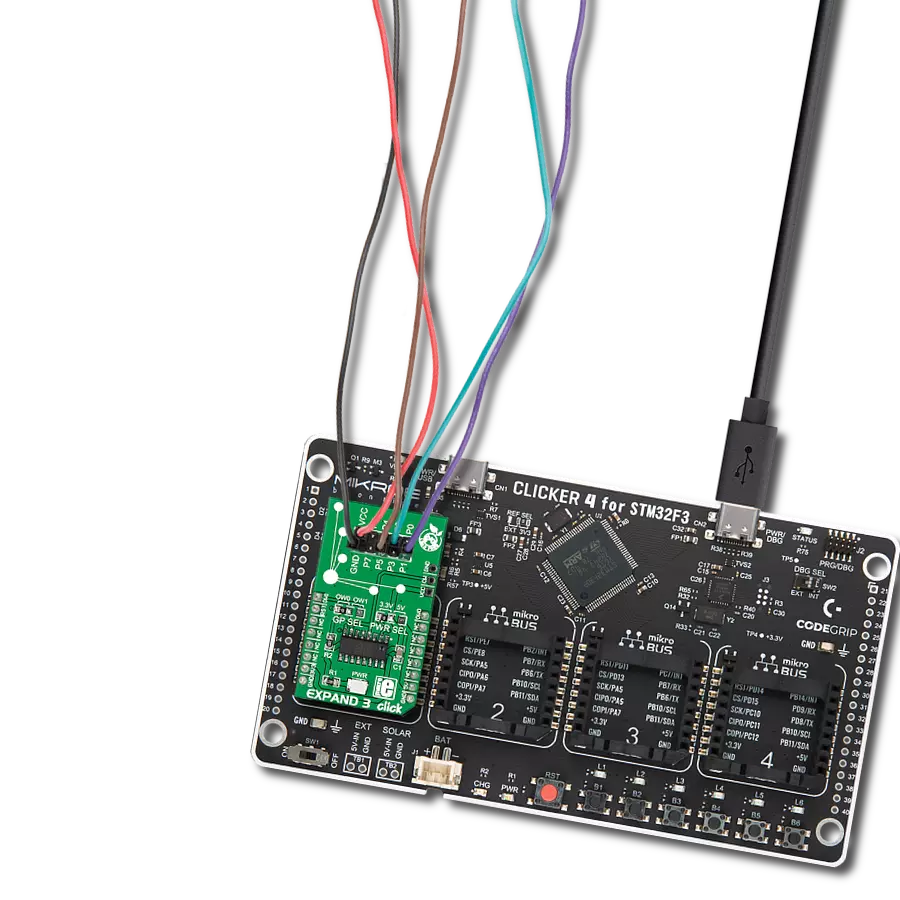 Expand the general-purpose input/output capabilities of STM32F302VC with DS2408
