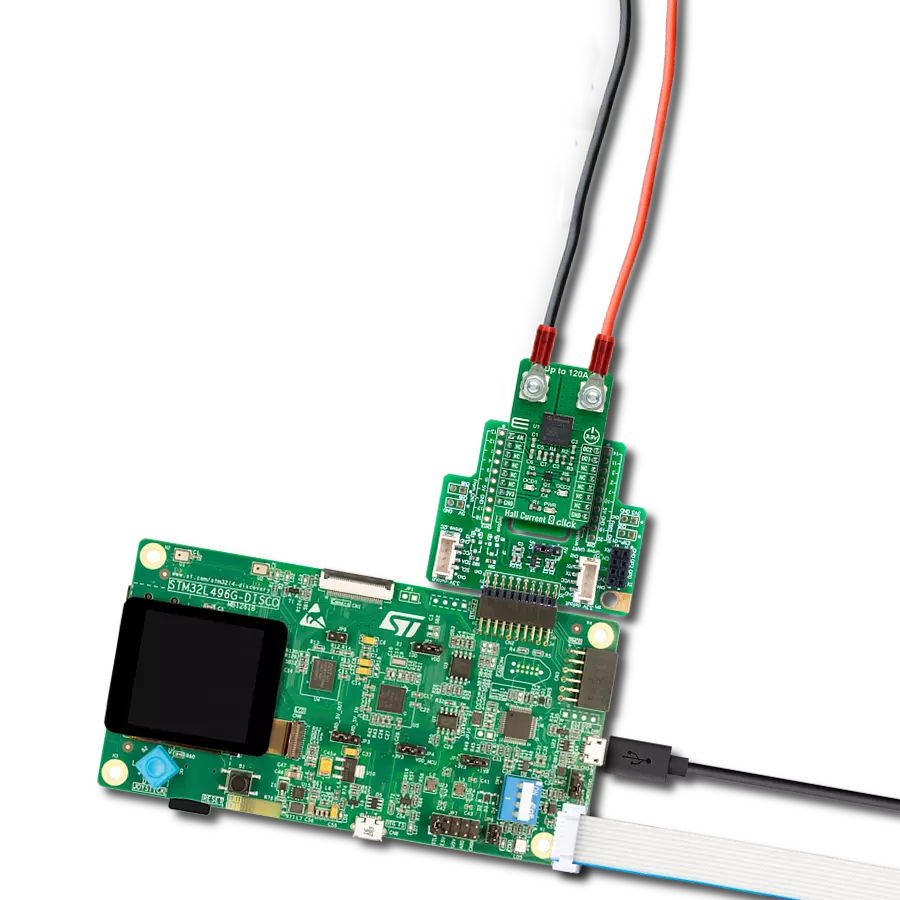 Accurately measure currents of up to 120A using TLI4971-A120T5 and STM32L496AG