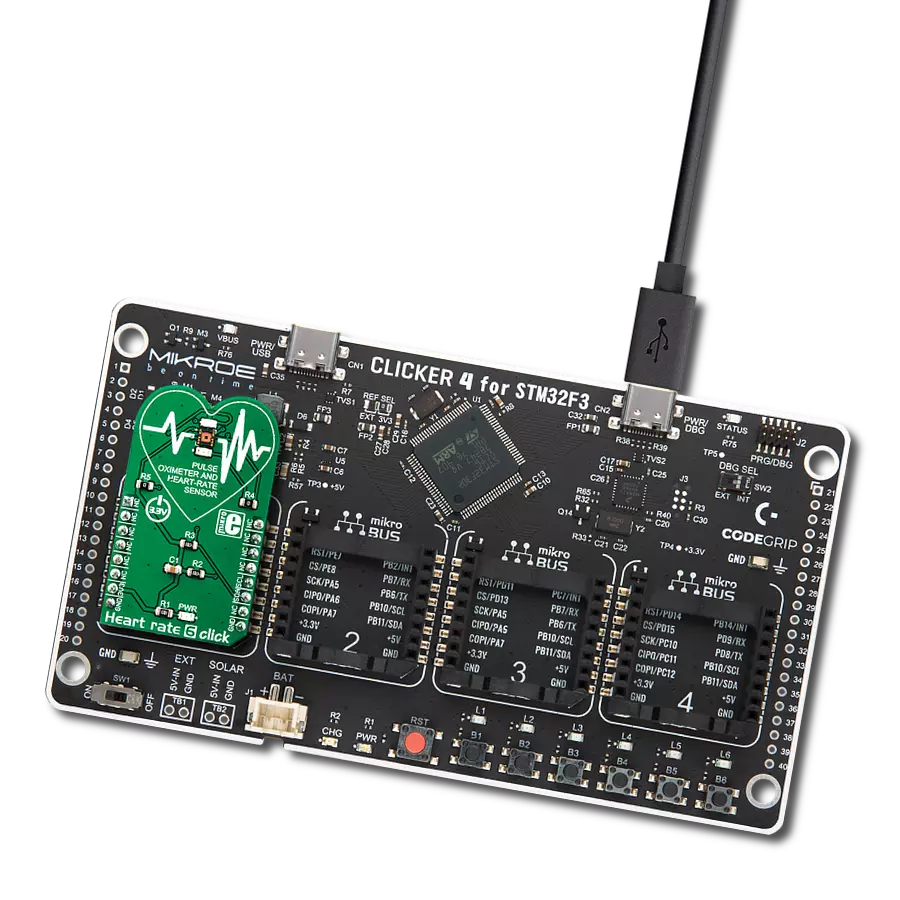 Heart check-ins made easy with BH1790GLC and STM32F302VC
