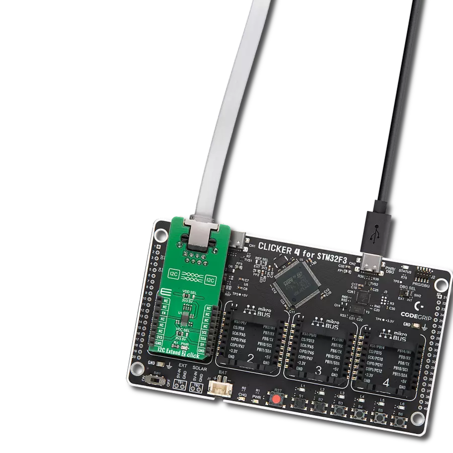 Experience uninterrupted I2C communication across extended distances with PCA9615 and STM32F302VC