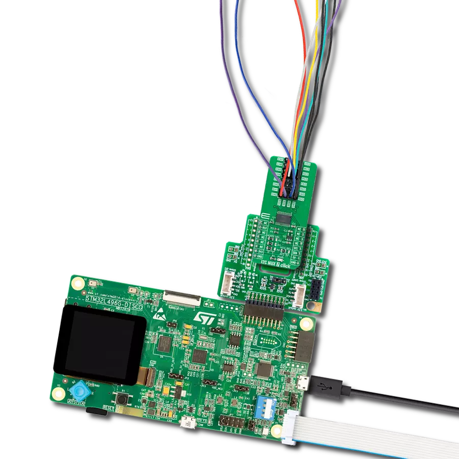 Experience the freedom to connect and control an array of I2C devices with PI4MSD5V9547 and STM32L496AG