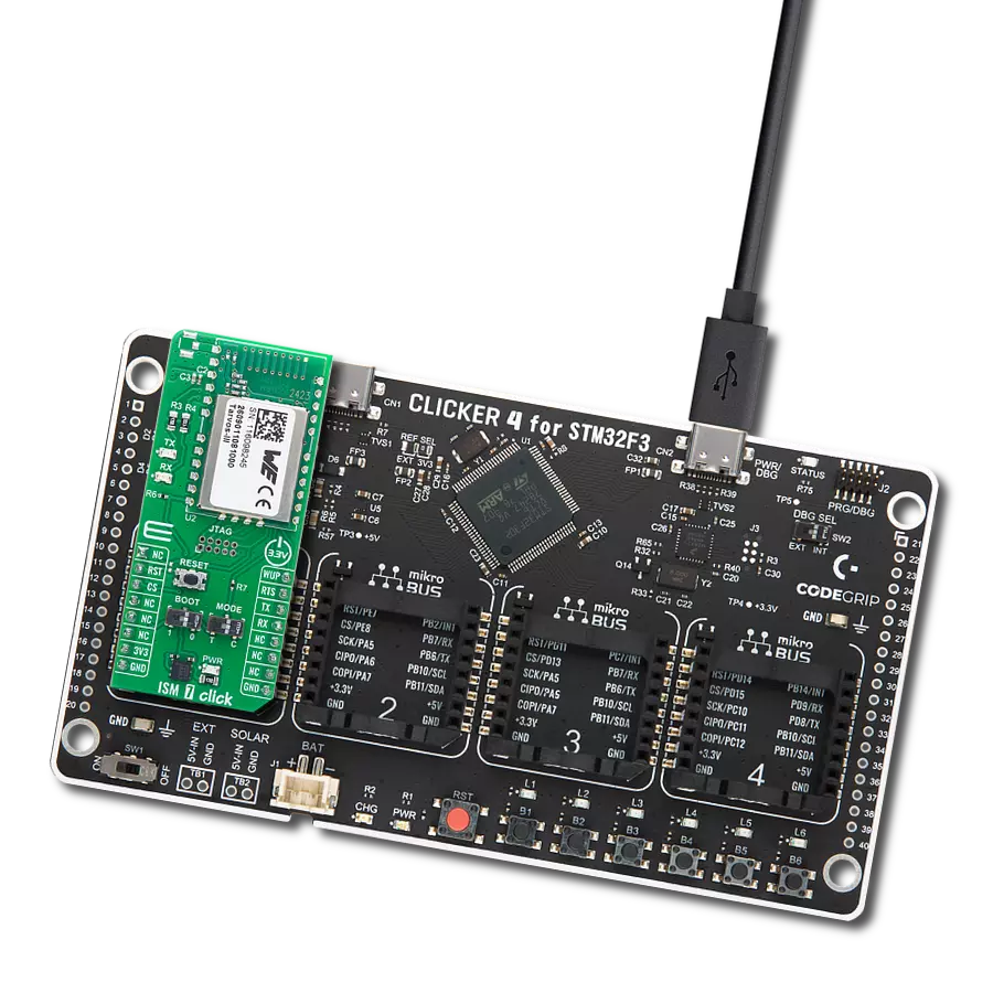 使用 Tarvos-III（2609011081000）和 STM32F302VC 实现 868MHz SRD 频段的远距离无线通信