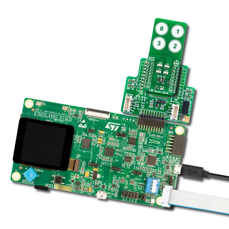 使用LDC3114和STM32L496AG检测感应触摸按钮的按压