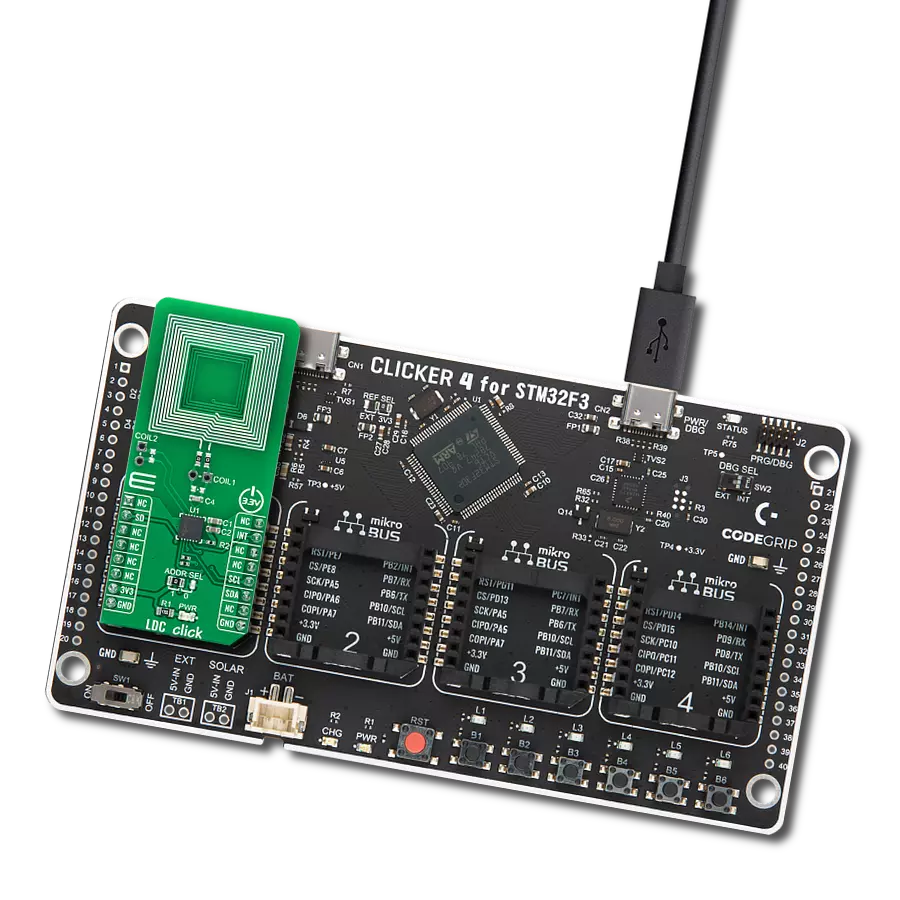 Transform inductance measurements into digital data using LDC1312-Q1 and STM32F302VC