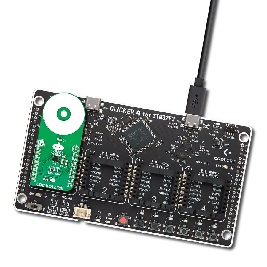 感谢LDC1101和STM32F302VC,享受高分辨率电感到数字转换