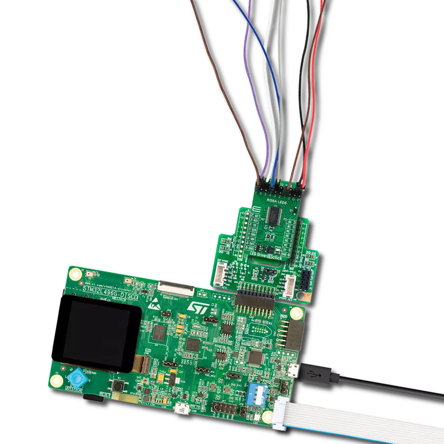Bring your creative vision to life with PCA9745B and STM32L496AG