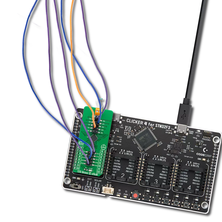 Customize your lighting solutions to meet specific project requirements using TLC59116 and STM32F302VC