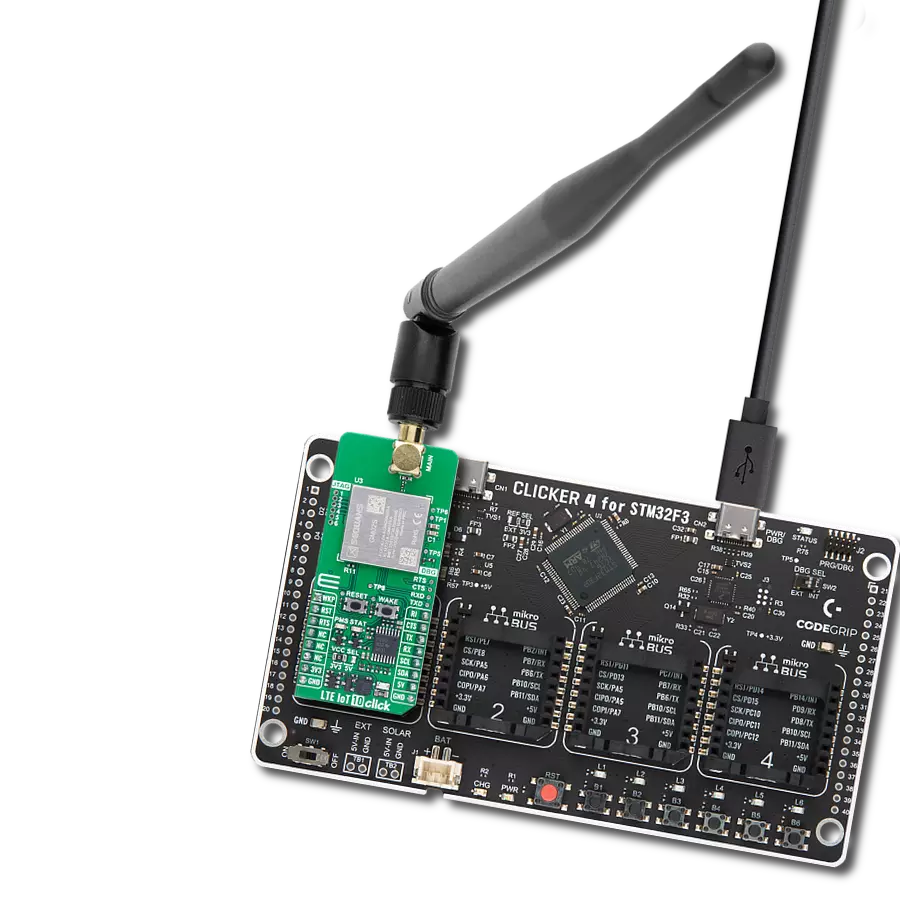 使用 GM02S 和 STM32F302VC 实现全球覆盖的 LTE-M 和 NB-IoT 连接