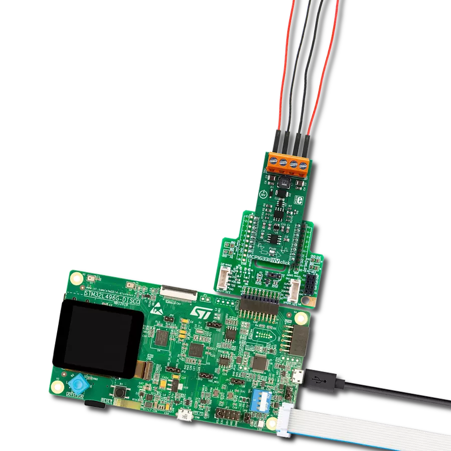 Efficiently regulate negative voltages with MCP16331 and STM32L496AG