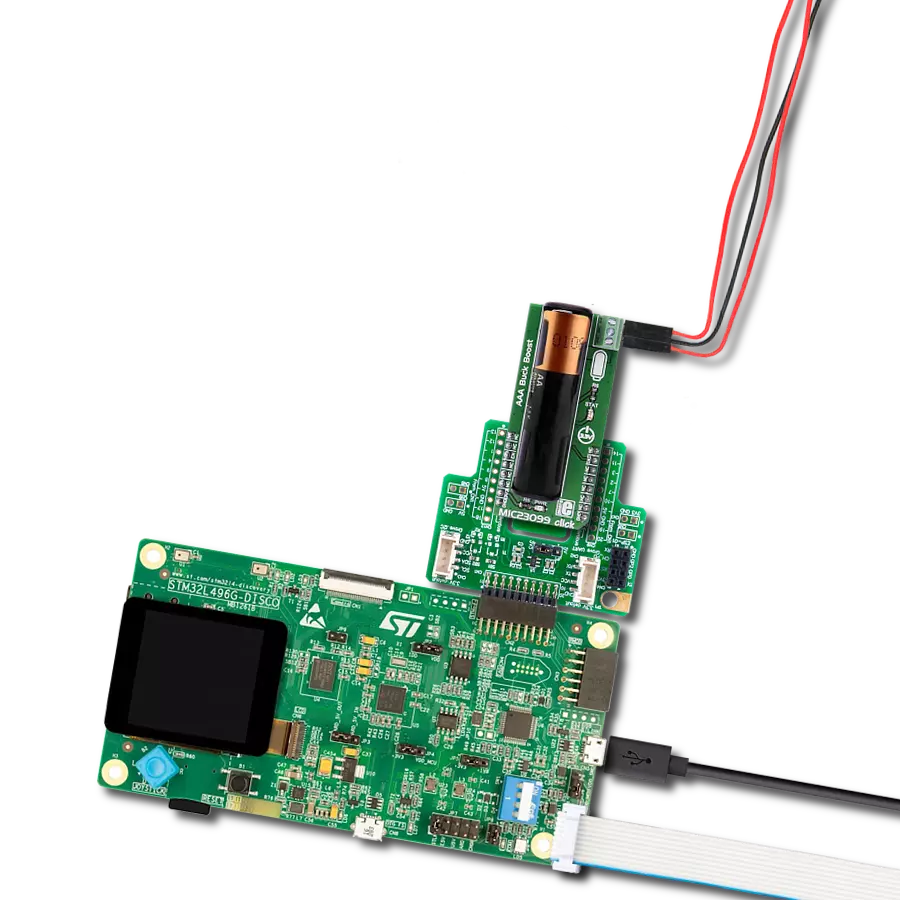 Unleash efficiency and performance with step-down/step-up regulator based on MIC23099 and STM32L496AG