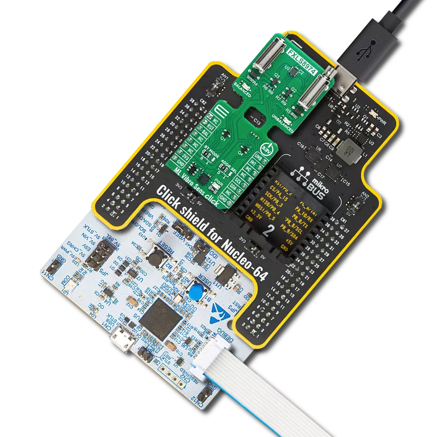 使用FXLS8974CF和STM32G474RE提供训练机器学习模型识别特定振动模式的数据
