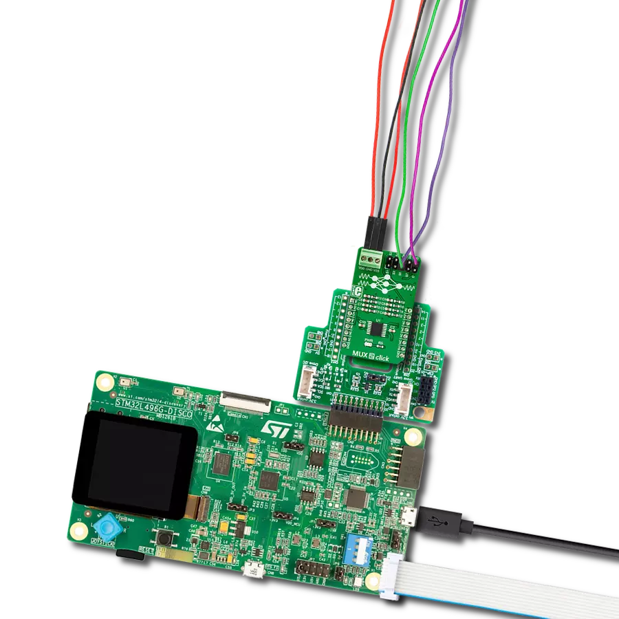 Ensures your signals are channeled precisely using MUX508 and STM32L496AG