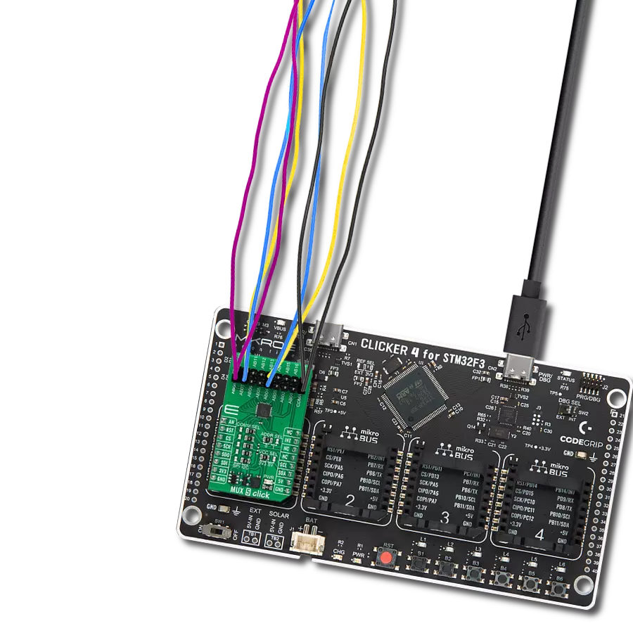 使用 MAX14661 和 STM32F302VC 管理众多模拟信号