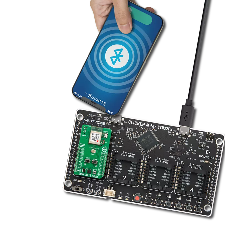 Achieve long-range BLE 5.1 communication with NINA-B416 and STM32F302VC