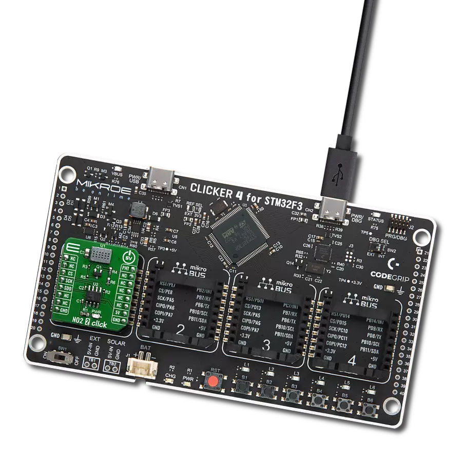 Stay safe from harmful NO2 with MiCS-2714 and STM32F302VC
