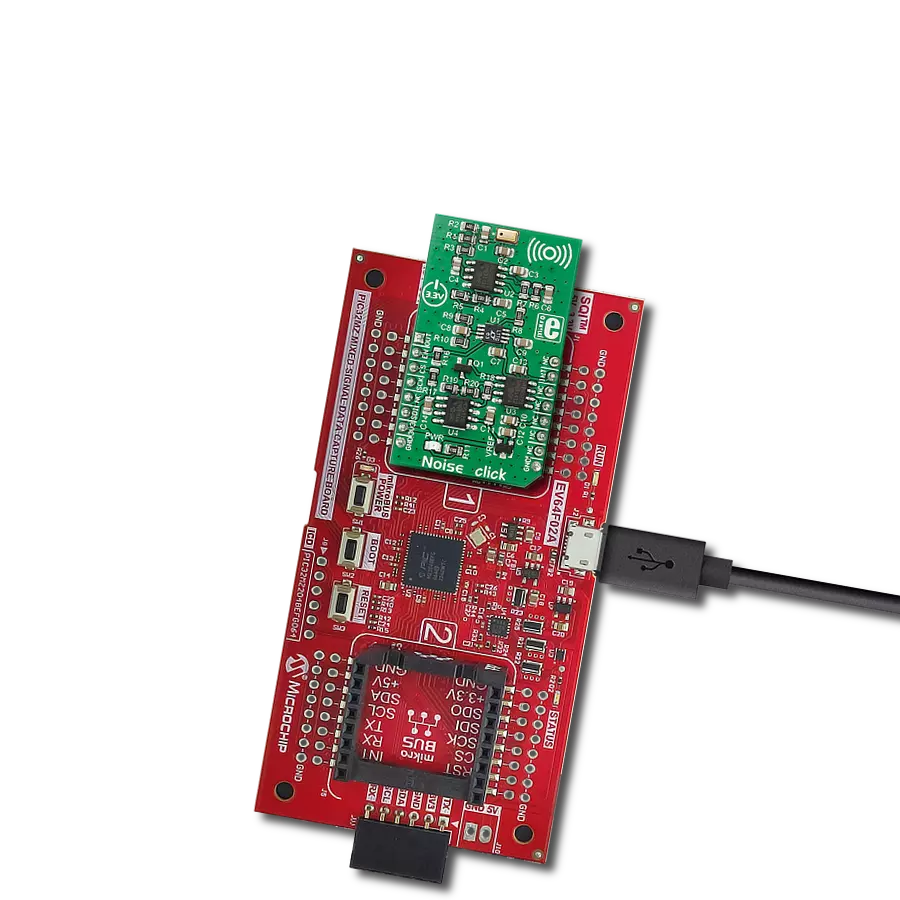 Noise Click with PIC32MZ MXS Data Capture Board