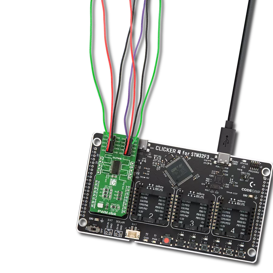 使用PCA9685和STM32F302VC体验无限PWM可能性