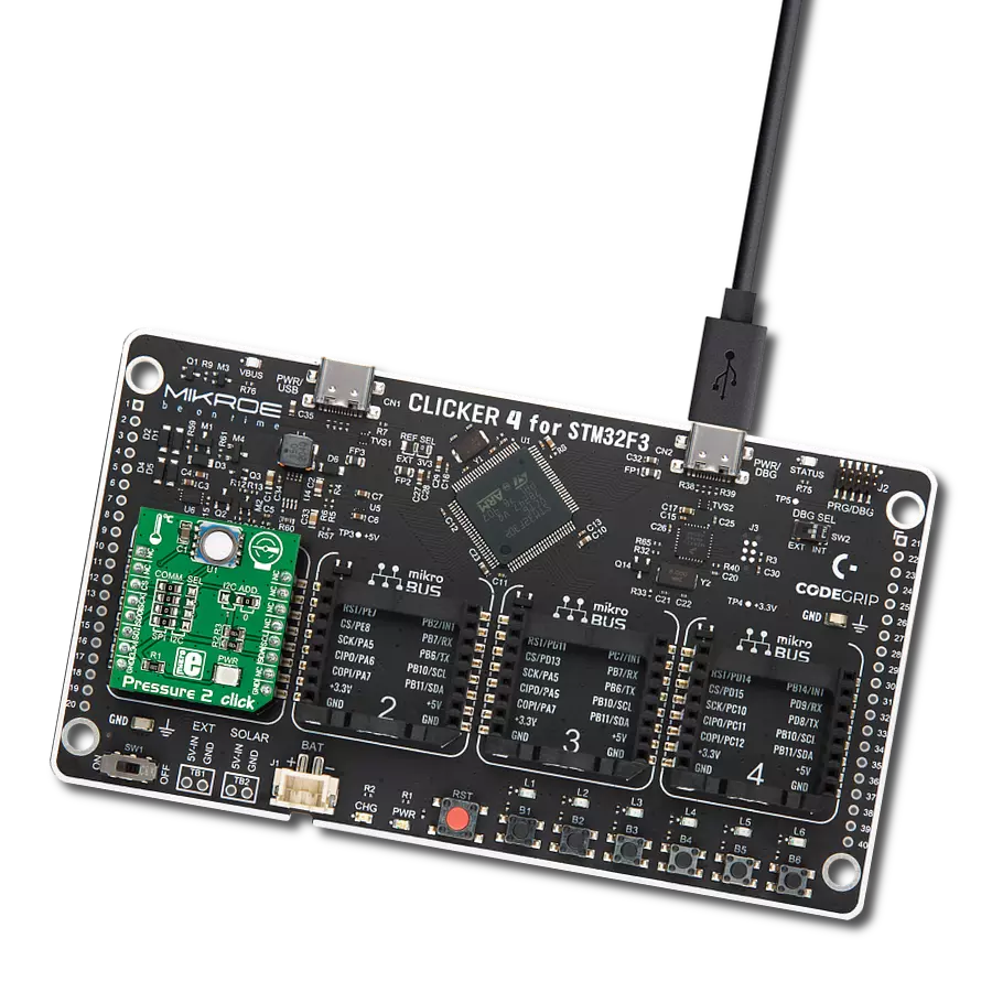 Create a dependable pressure measurement solution with MS580314BA01-00 and STM32F302VC