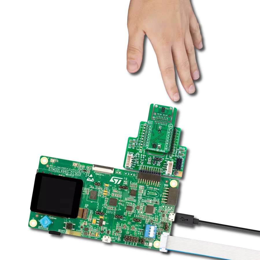 Measure distances from 1mm to 1300mm with great accuracy with VL53L4ED and STM32L496AG