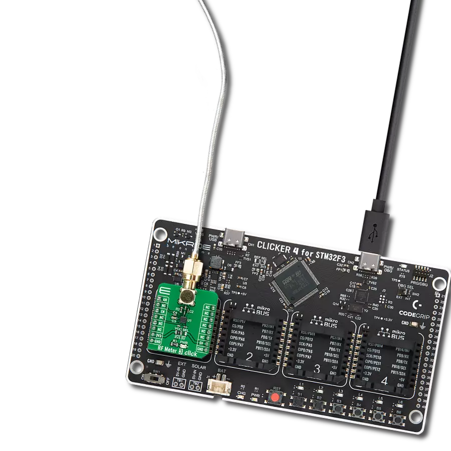 Measure RF signal strength with the help of LT5581 and STM32F302VC